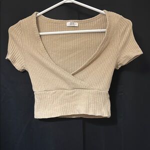 Ardene Tan Crop Top